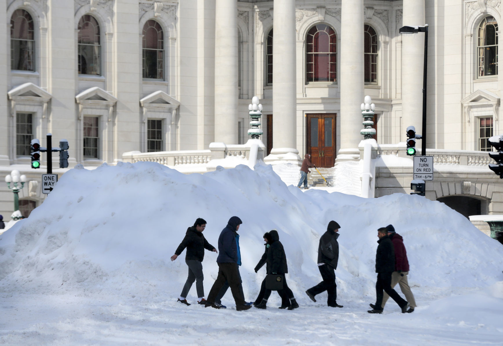 Winter storm hits Madison area